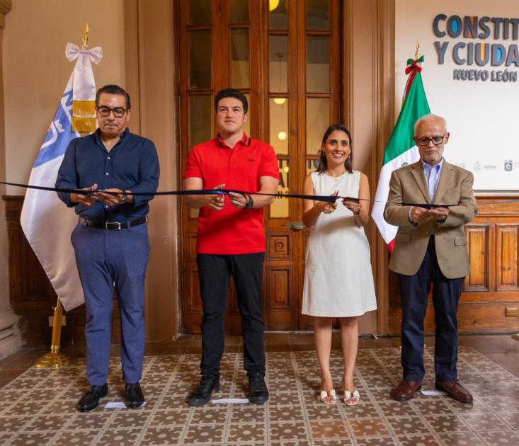 Inaugura el Gobernador Samuel García nueva sala “Constitución y Ciudadanía Nuevo León: 200 años”